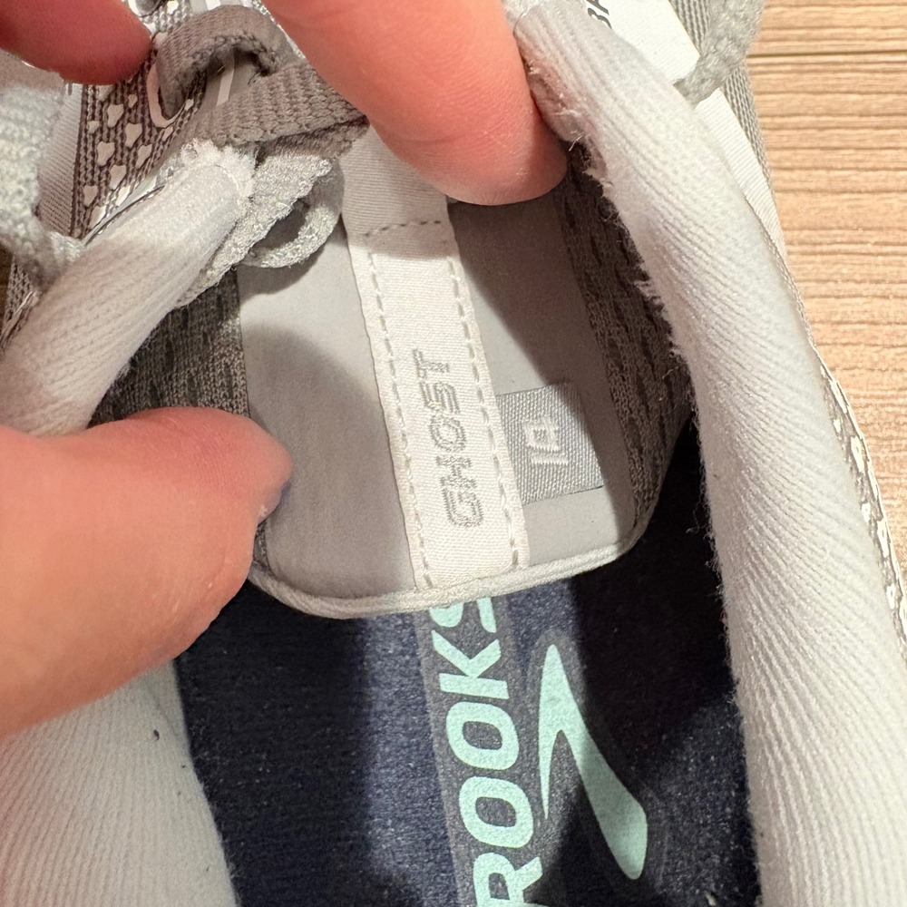 Brooks Ghost 14 Running Shoes Womens Grey Size 10 Wide DNA LOFT Cushion Sneaker - Picture 7 of 8